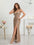 Bodycon Halter Neck Ruched Waist Sequined Formal Cami Women's Dress