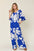 Two piece Set Full Size Printed Tie Back Wide Leg Jumpsuit