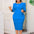 African Puff Sleeve Pencil Dress for Fashionable Ladies
