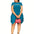 Stylish Tube Top And Fitted Hip Skirt for Plus-Size Women