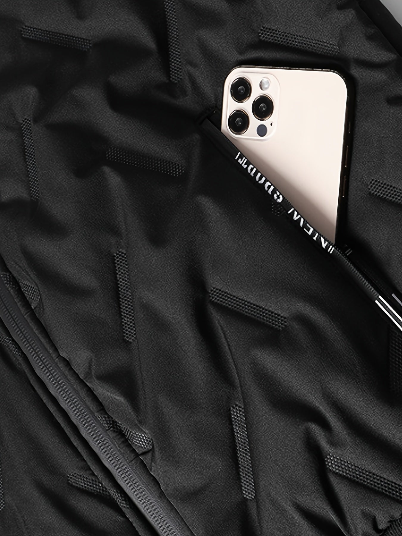 Men's Winter Sports Jacket - Lapel Collar, Long Regular Sleeves