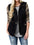 Fashion and Versatile Style Drawstring Waist Vest with Pockets