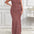 Plus Size, Plus-size Women's Sleeveless Long Elegant Shimmering Dress