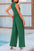 Ladies Elegant Mock Neck Sleeveless Wide Leg Jumpsuit