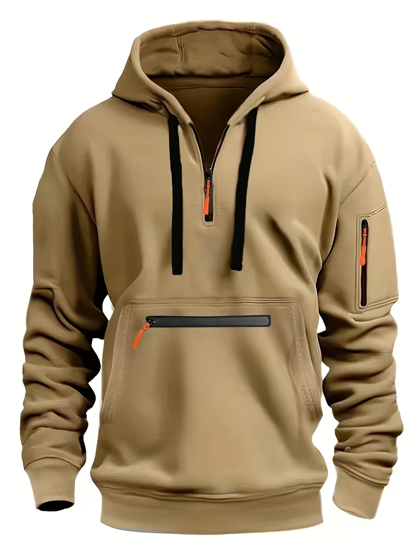 Men's Casual Hoodie Long Sleeve Jacket Dress For Outdoor Outings