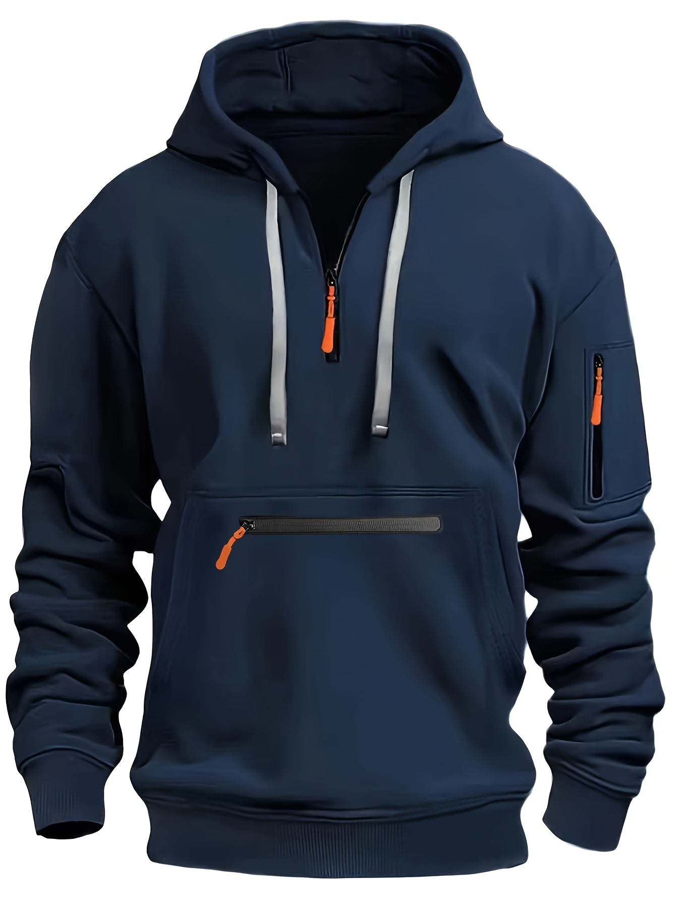 Men's Casual Hoodie Long Sleeve Jacket Dress For Outdoor Outings