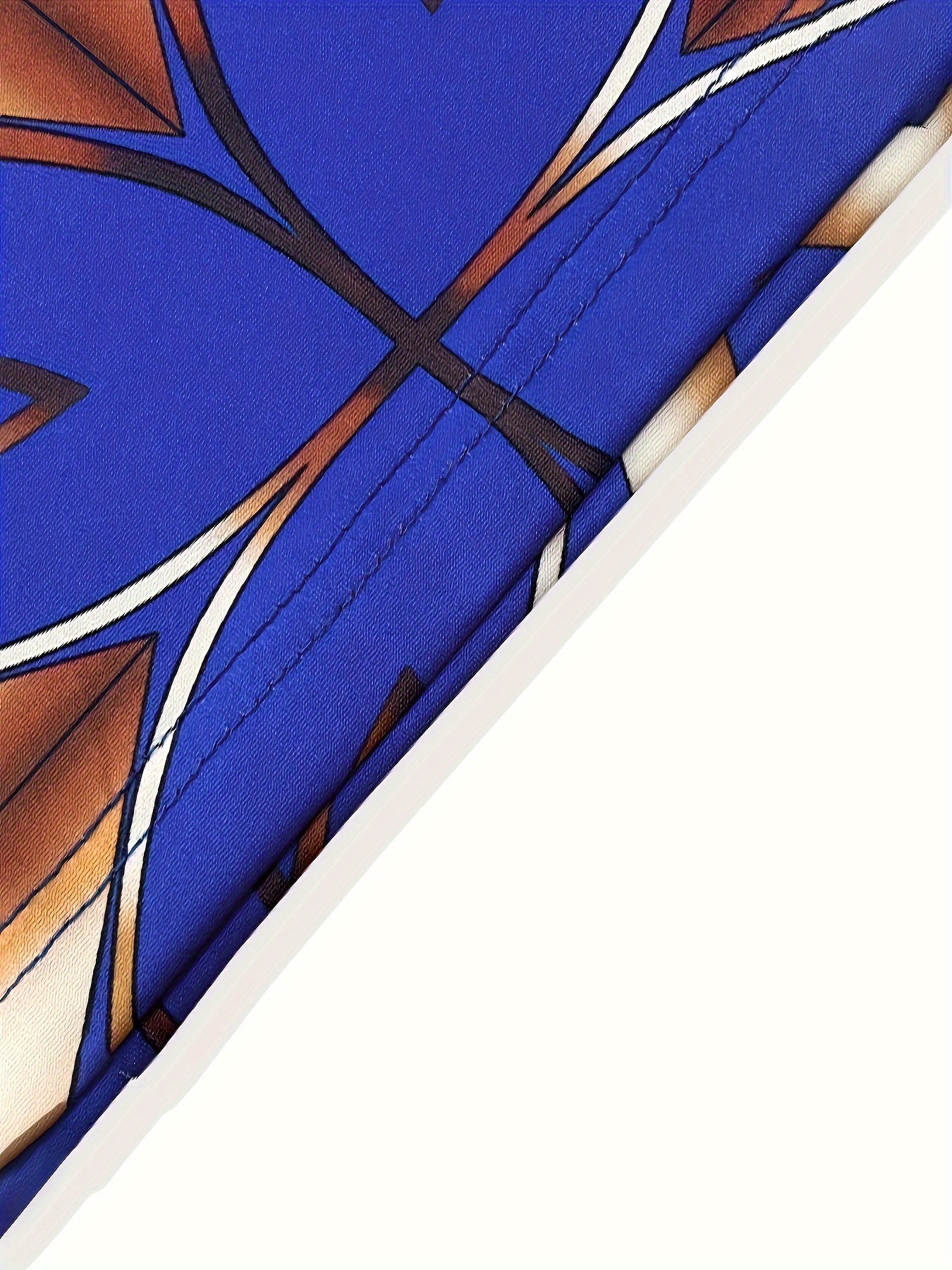 Long Sleeveless Geometric Print Maxi Tank Dress - Bodycon