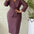 Chic's sophisticated Solid Color Bodycon Dress for Women