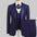 Navy blue suit on a mannequin