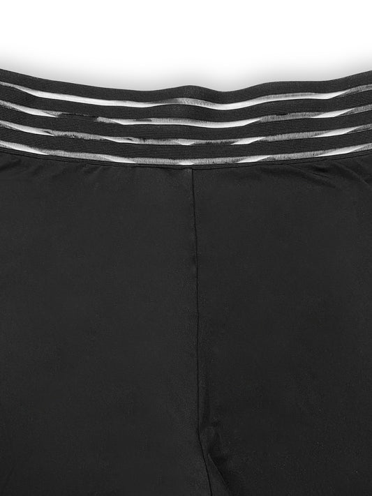 Plus Size V-Waistband Bootcut Pants High-Waisted Crossover Flare