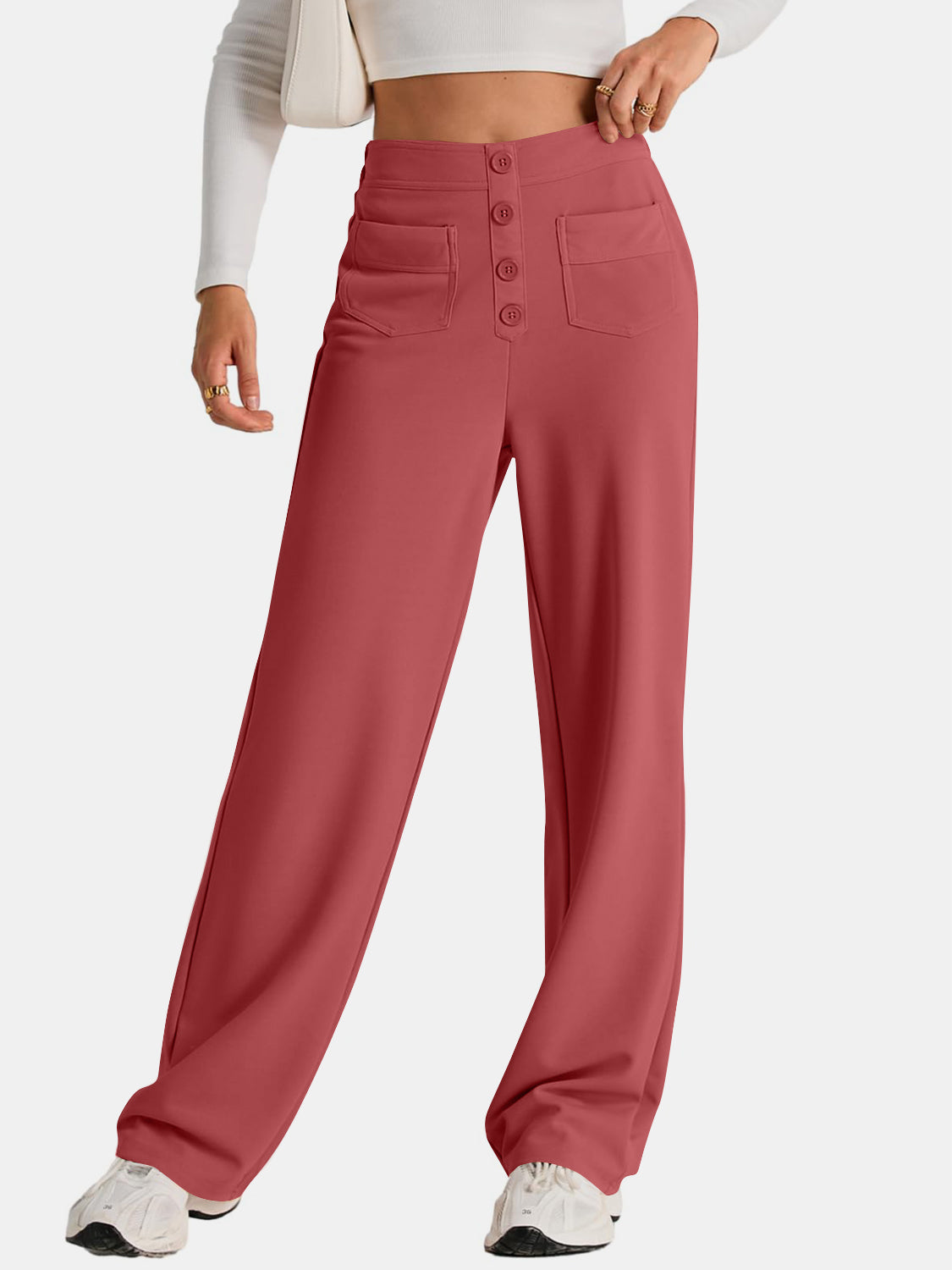 Chic Comfort and Effortless Women Style High Waist Wide Leg Pants