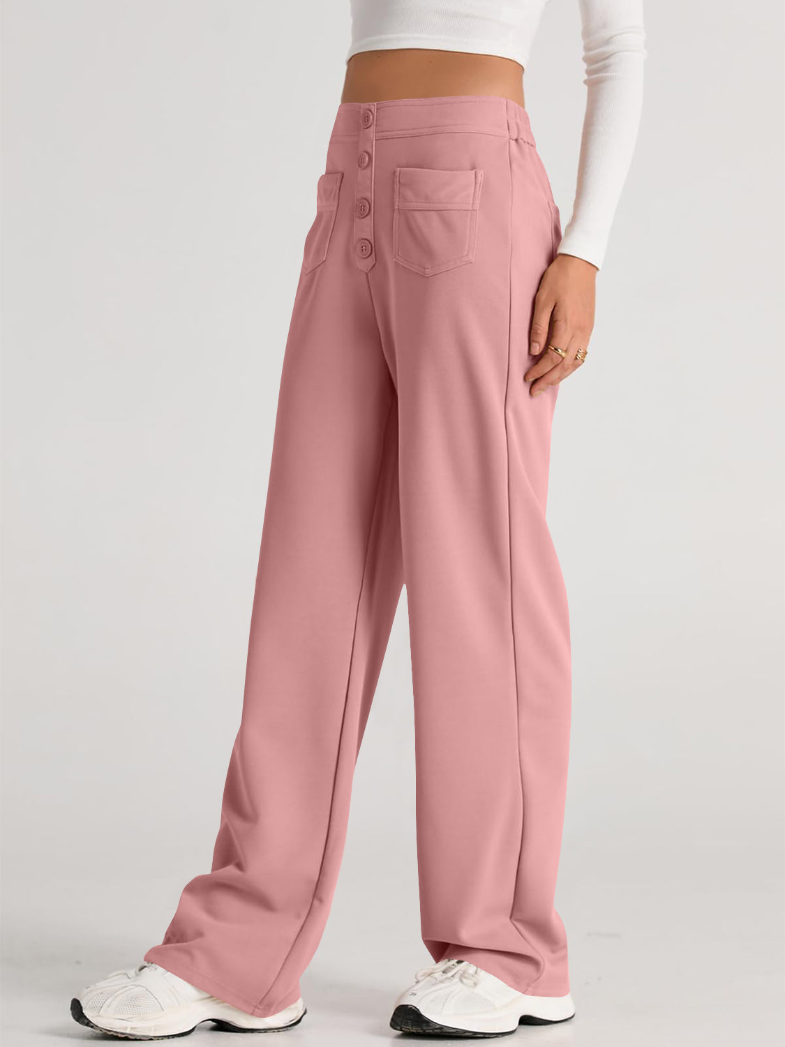 Chic Comfort and Effortless Women Style High Waist Wide Leg Pants