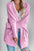 Chic Cozy Casual Style Pocketed Open Front Long Sleeve Cardigan