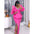 Chic Women Long & High Waist Slit Dress with Long Sleeve