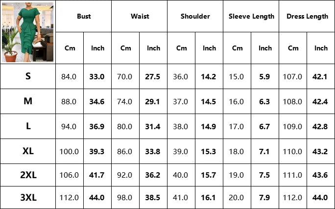 Elegant Office Woman V Neck Short Sleeve Ruffles Dress Midi Clothing