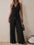 Elegant & classic Tied Surplice Sleeveless Wide Leg Jumpsuit