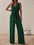 Elegant & classic Tied Surplice Sleeveless Wide Leg Jumpsuit