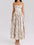Floral dress on a white background