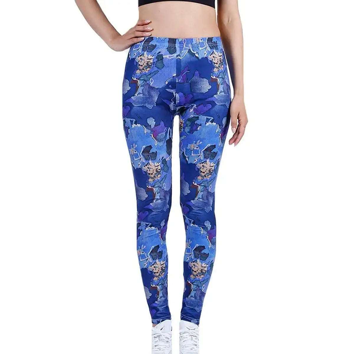 Camouflage Woman's Leggings Slim Stretch Yoga Trouser
