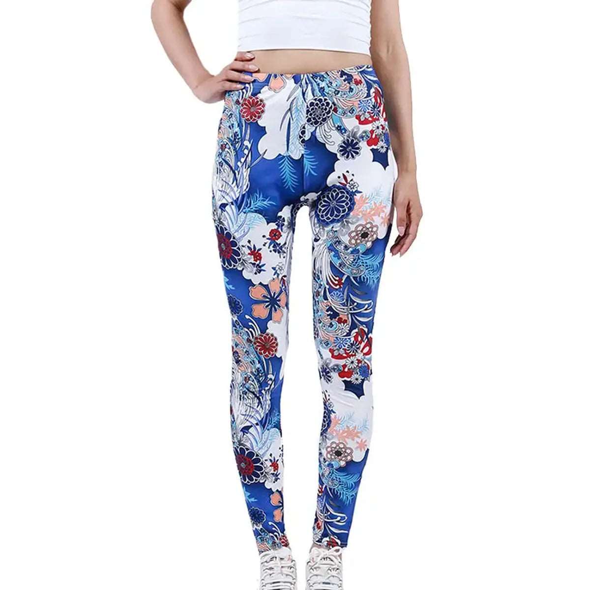 Camouflage Woman's Leggings Slim Stretch Yoga Trouser