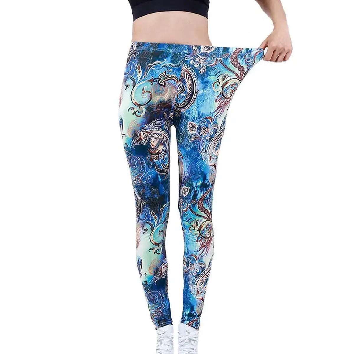 Camouflage Woman's Leggings Slim Stretch Yoga Trouser