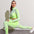 Long Sleeve Crop Top High Waist Leggings Sports Suits