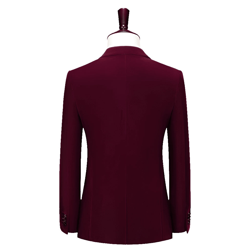 Men Velvet Gentleman Stage Suit Luxurious Casual Style for Fashion
