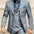 Men's Solid Color Suit - Light Business Elegant Wedding Suit Set - 3pcs