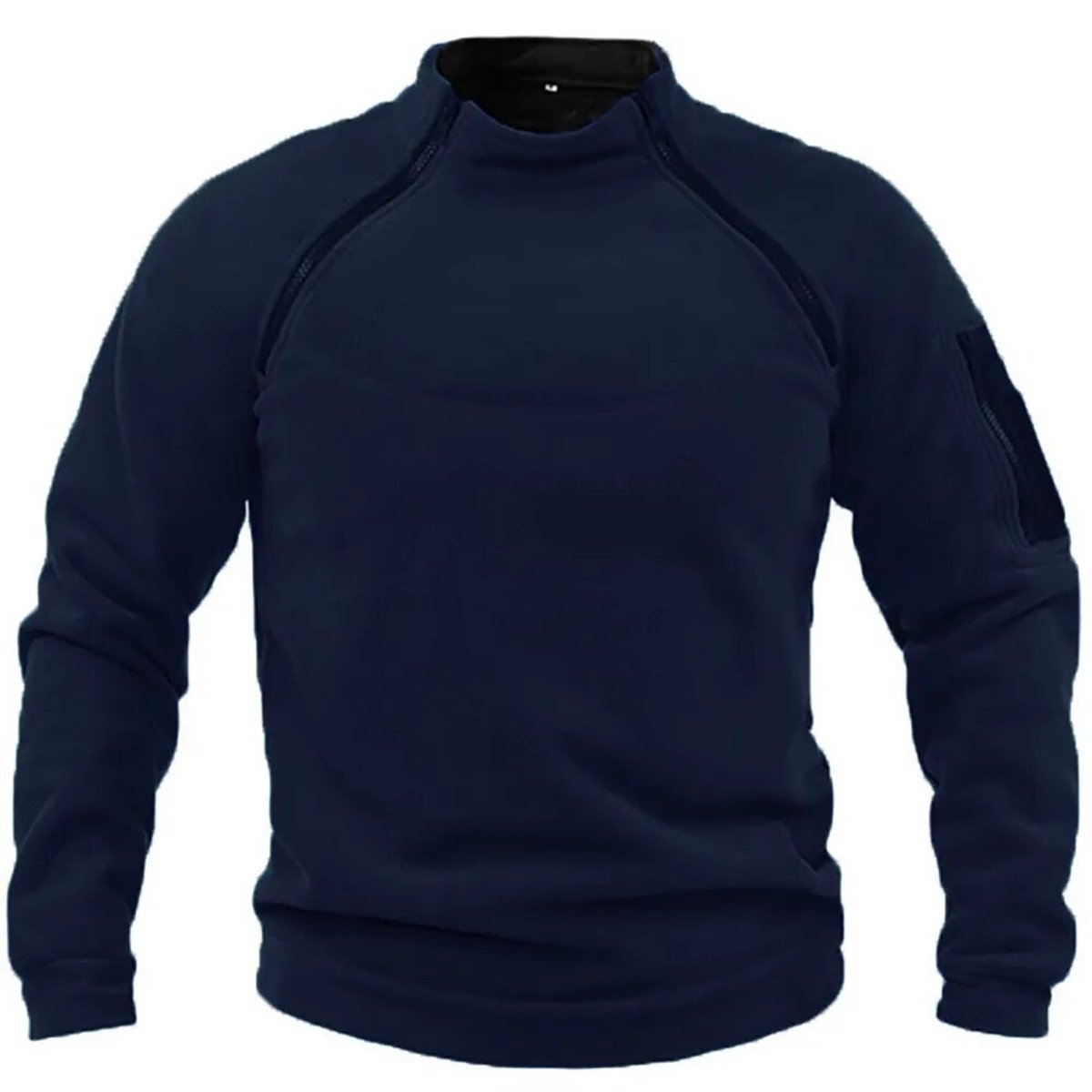 Men's Stand-up Collar Outdoor Breathable Tactical Gym Tops
