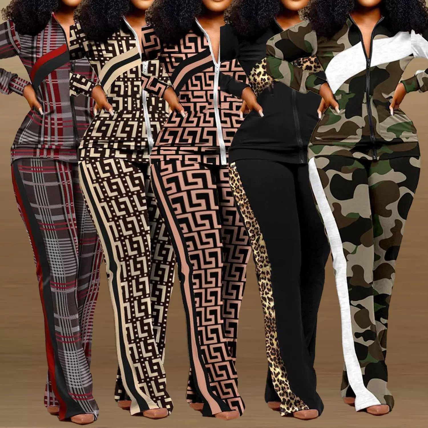 Two Piece Pant Set Women Africa Clothes African Dashiki New