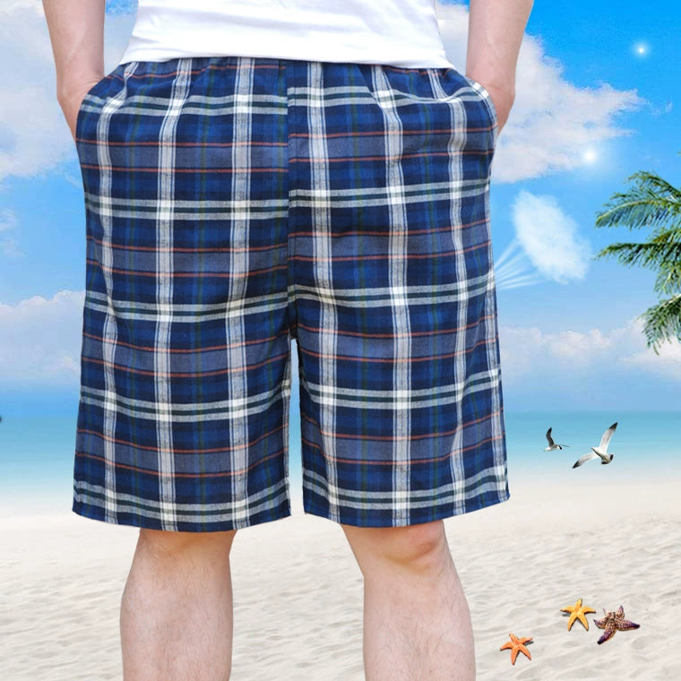 Comfort and Style Half-Length Pure Cotton Casual Beach Pants