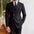 Men's Retro Gao Ding Private Order Slim Fit Closure Collar Suit