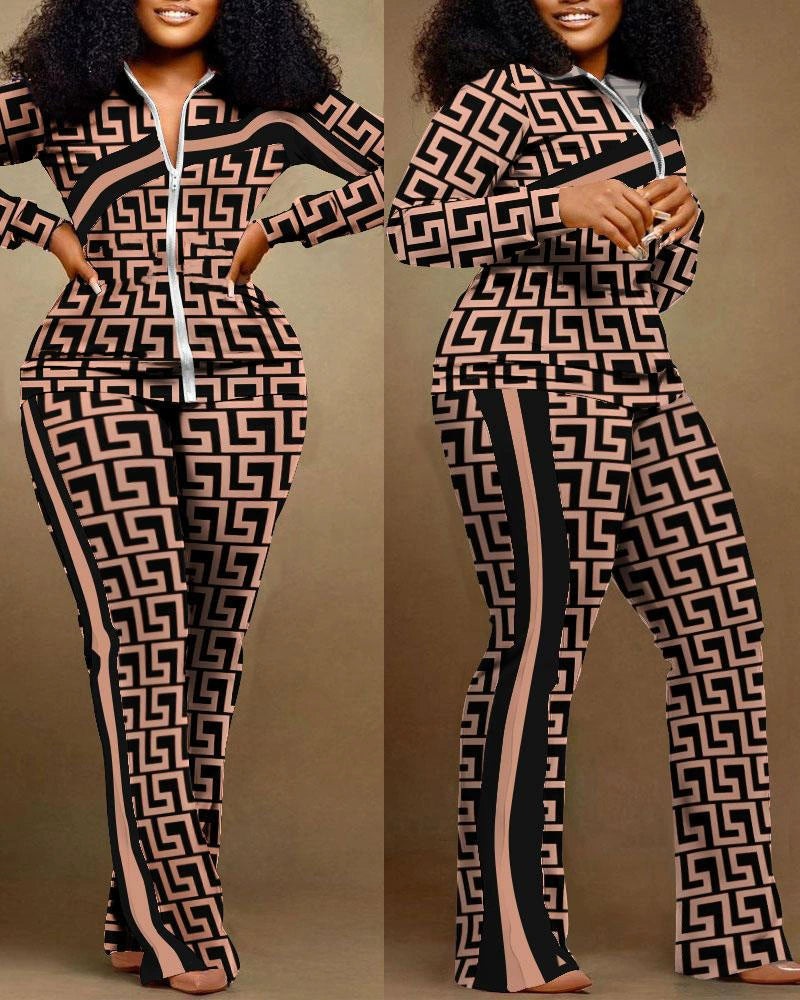 Two Piece Pant Set Women Africa Clothes African Dashiki New