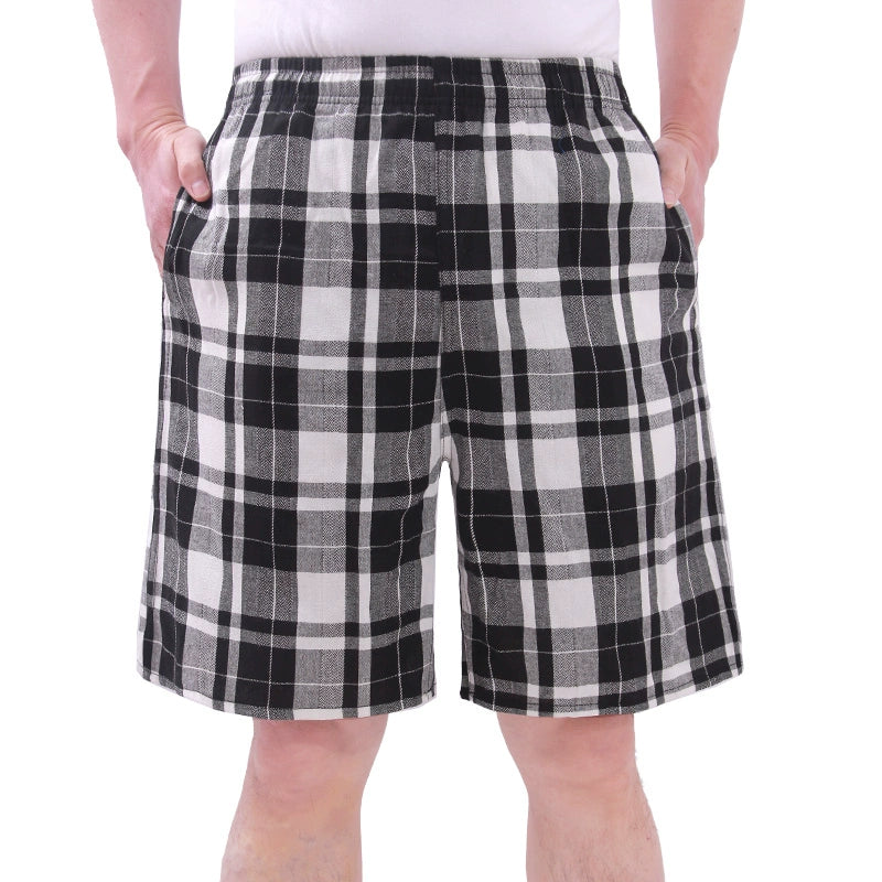 Comfort and Style Half-Length Pure Cotton Casual Beach Pants