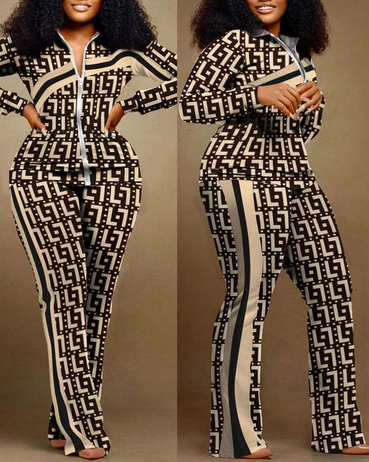 Two Piece Pant Set Women Africa Clothes African Dashiki New