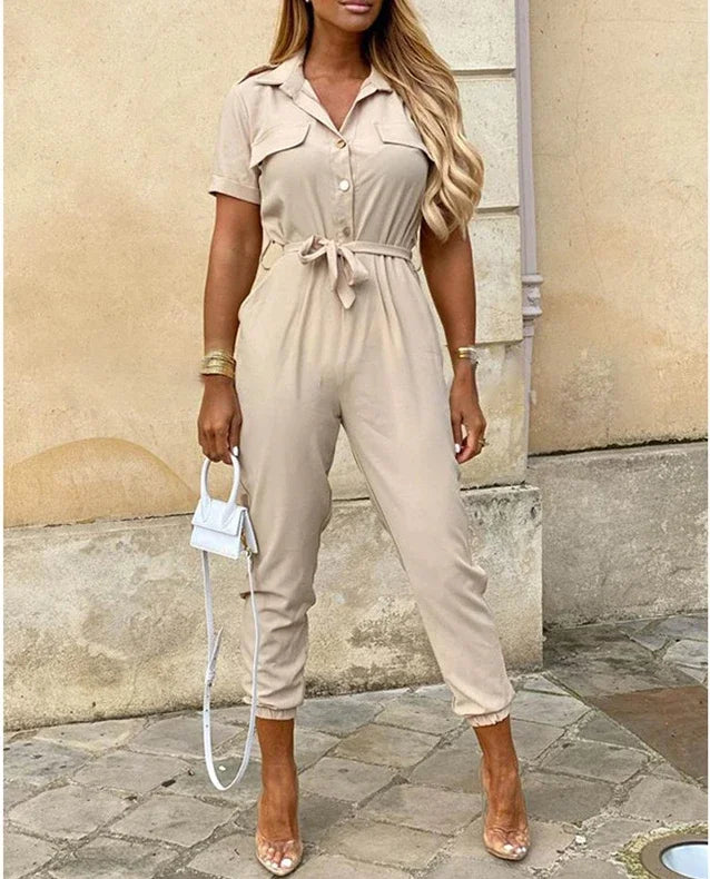 One Piece Bodysuit Chic and Elegant Long Jumpsuits Overalls for Women