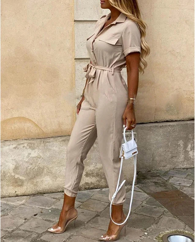 One Piece Bodysuit Chic and Elegant Long Jumpsuits Overalls for Women