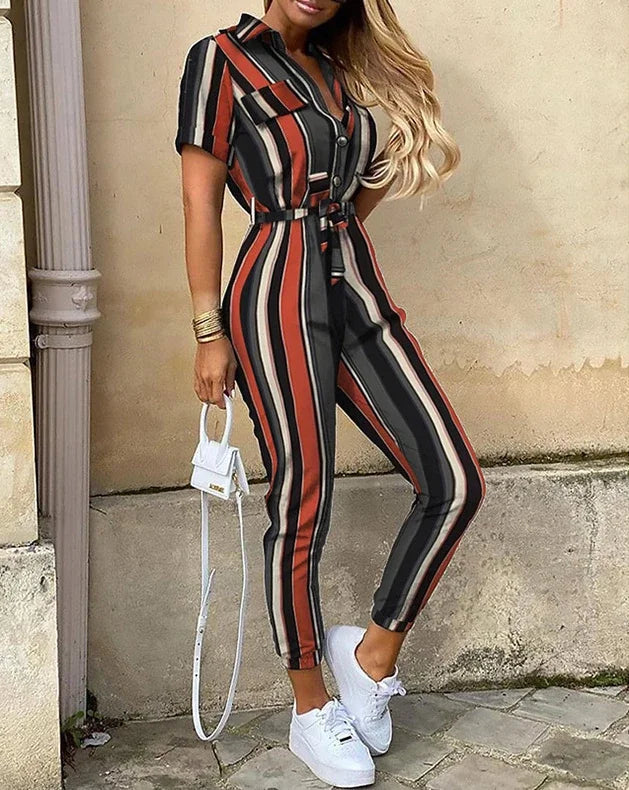 One Piece Bodysuit Chic and Elegant Long Jumpsuits Overalls for Women