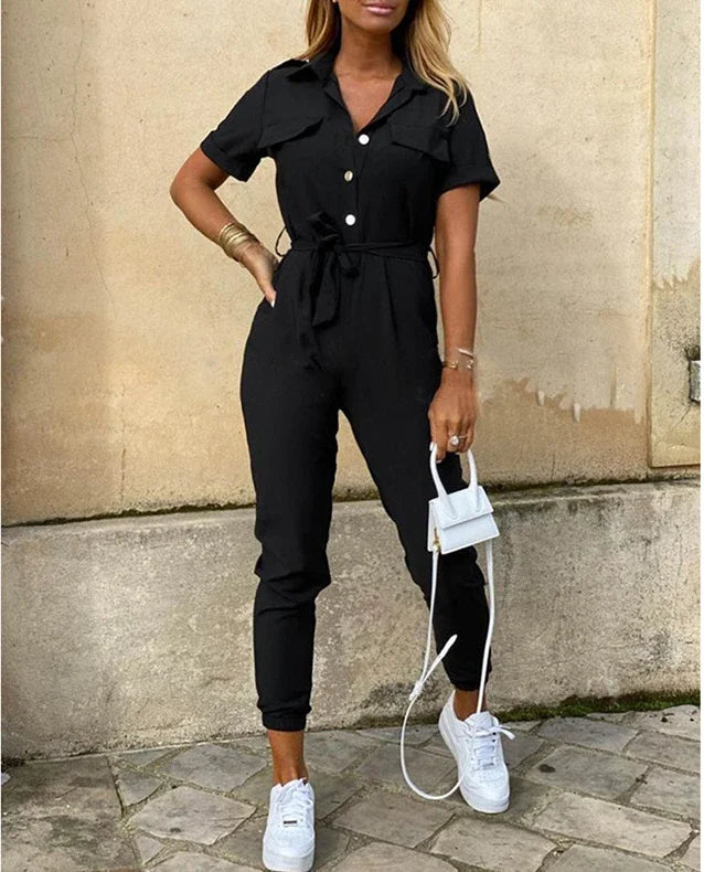 One Piece Bodysuit Chic and Elegant Long Jumpsuits Overalls for Women