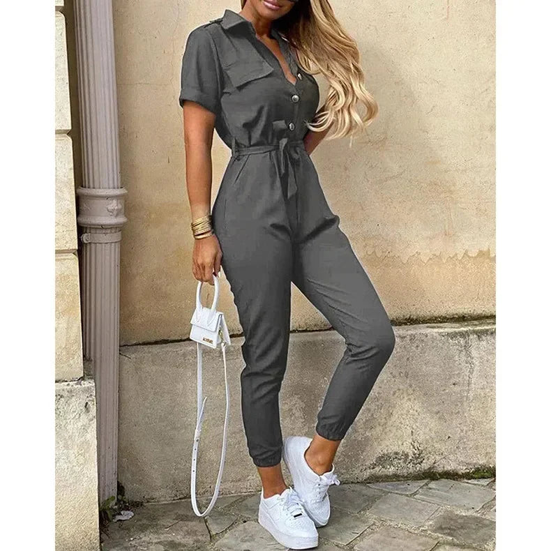One Piece Bodysuit Chic and Elegant Long Jumpsuits Overalls for Women
