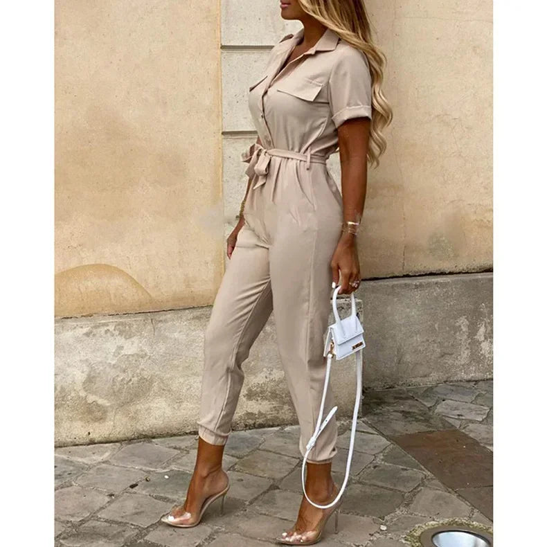 One Piece Bodysuit Chic and Elegant Long Jumpsuits Overalls for Women