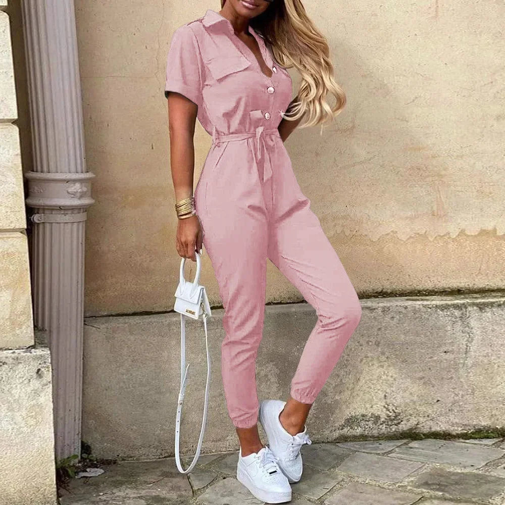 One Piece Bodysuit Chic and Elegant Long Jumpsuits Overalls for Women