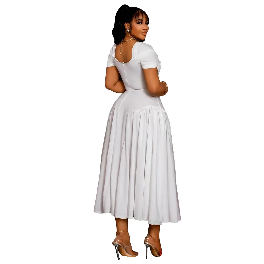 Plus Size Fashionable Elegant Long Strapless Dress for Women Clothing