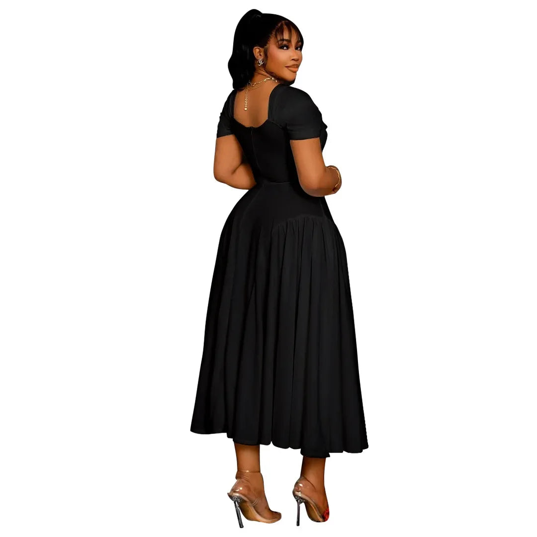 Plus Size Fashionable Elegant Long Strapless Dress for Women Clothing