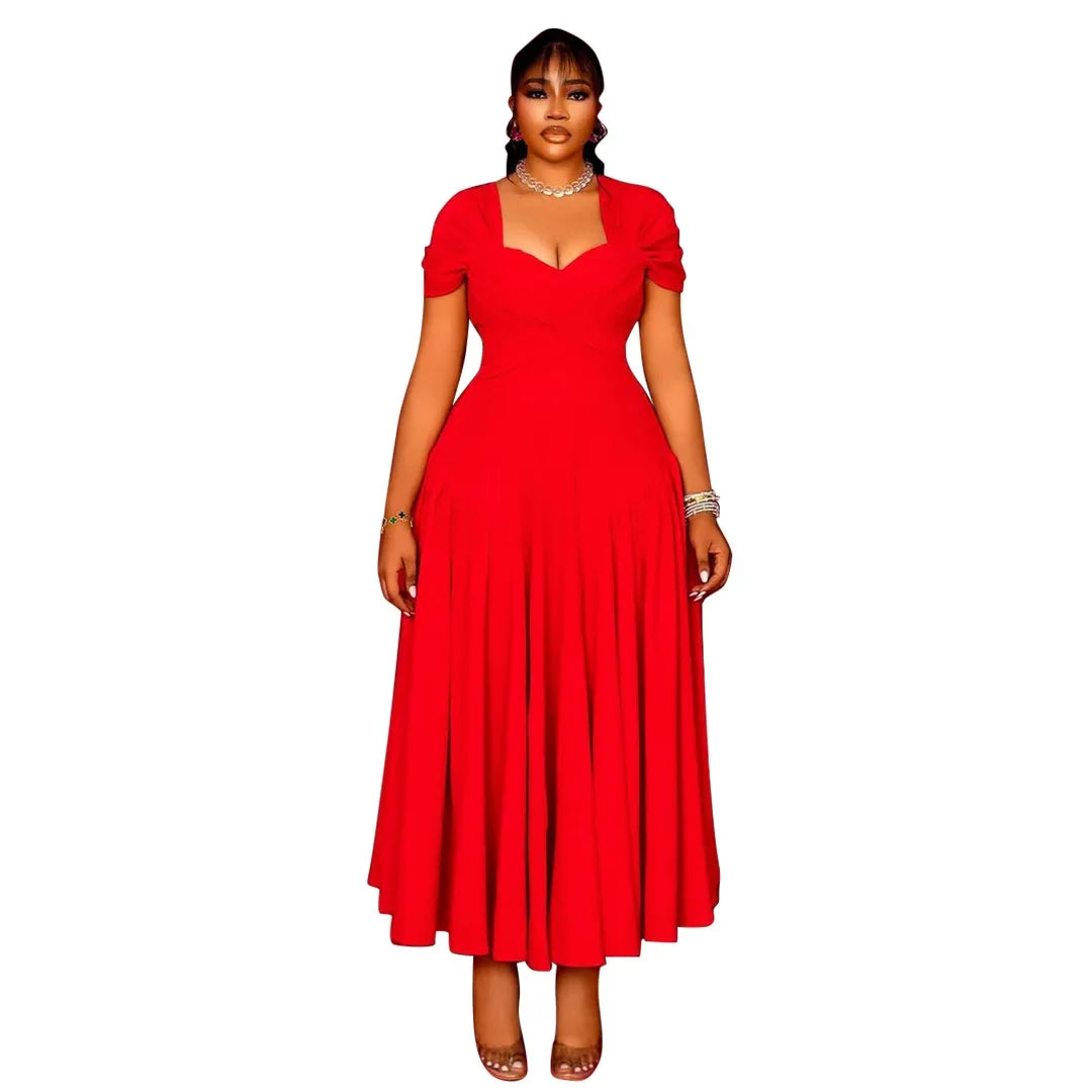 Plus Size Fashionable Elegant Long Strapless Dress for Women Clothing