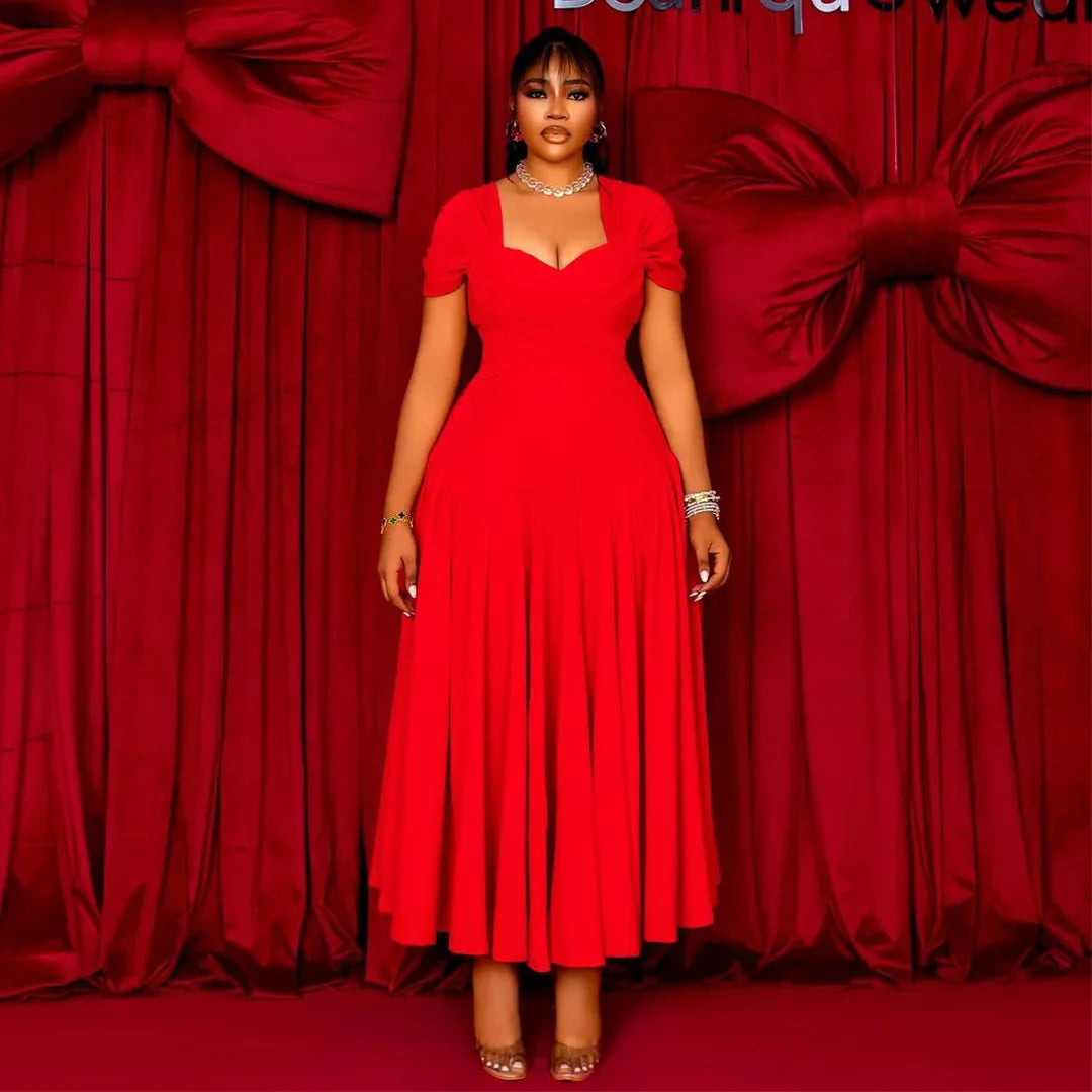 Plus Size Fashionable Elegant Long Strapless Dress for Women Clothing