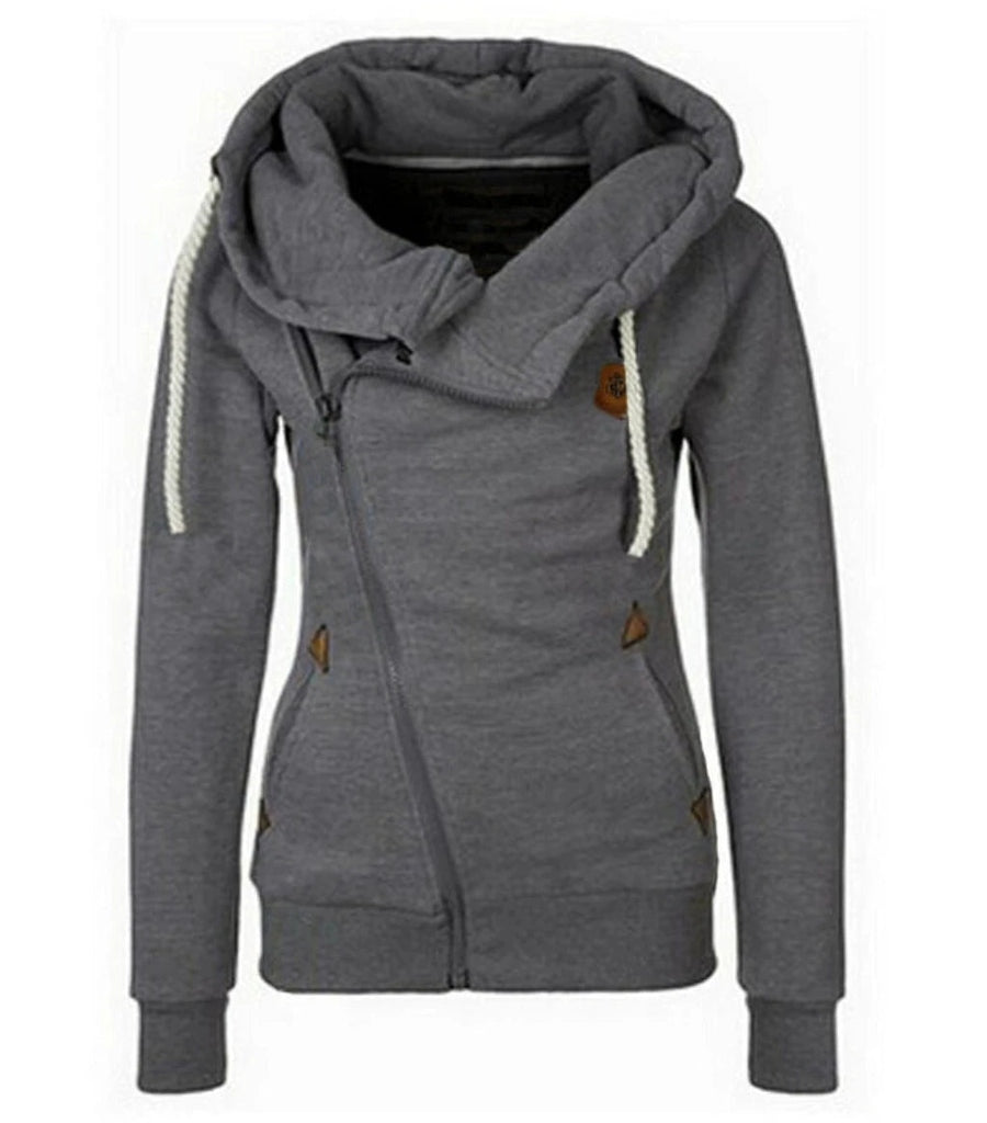 Pullover Outwear Ladies Winter Hooded Jackets Sweater Coat for Women