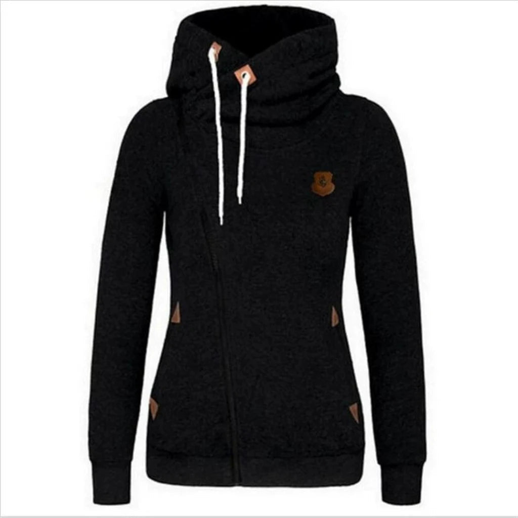 Pullover Outwear Ladies Winter Hooded Jackets Sweater Coat for Women