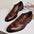 Retro Crocodile Leather Oxford Shoe for Men