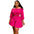 Two-Piece Set Outfits Long Sleeve Slash Neck T-Shirt, and Shorts